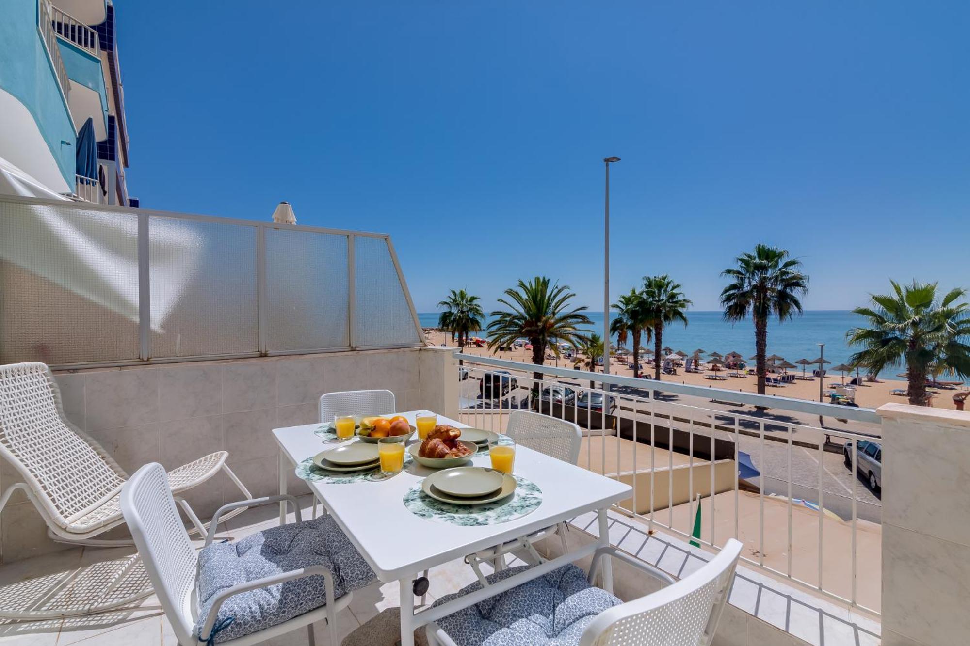 Apartamento Al - Oceano T2 Frente Mar Quarteira Exterior foto